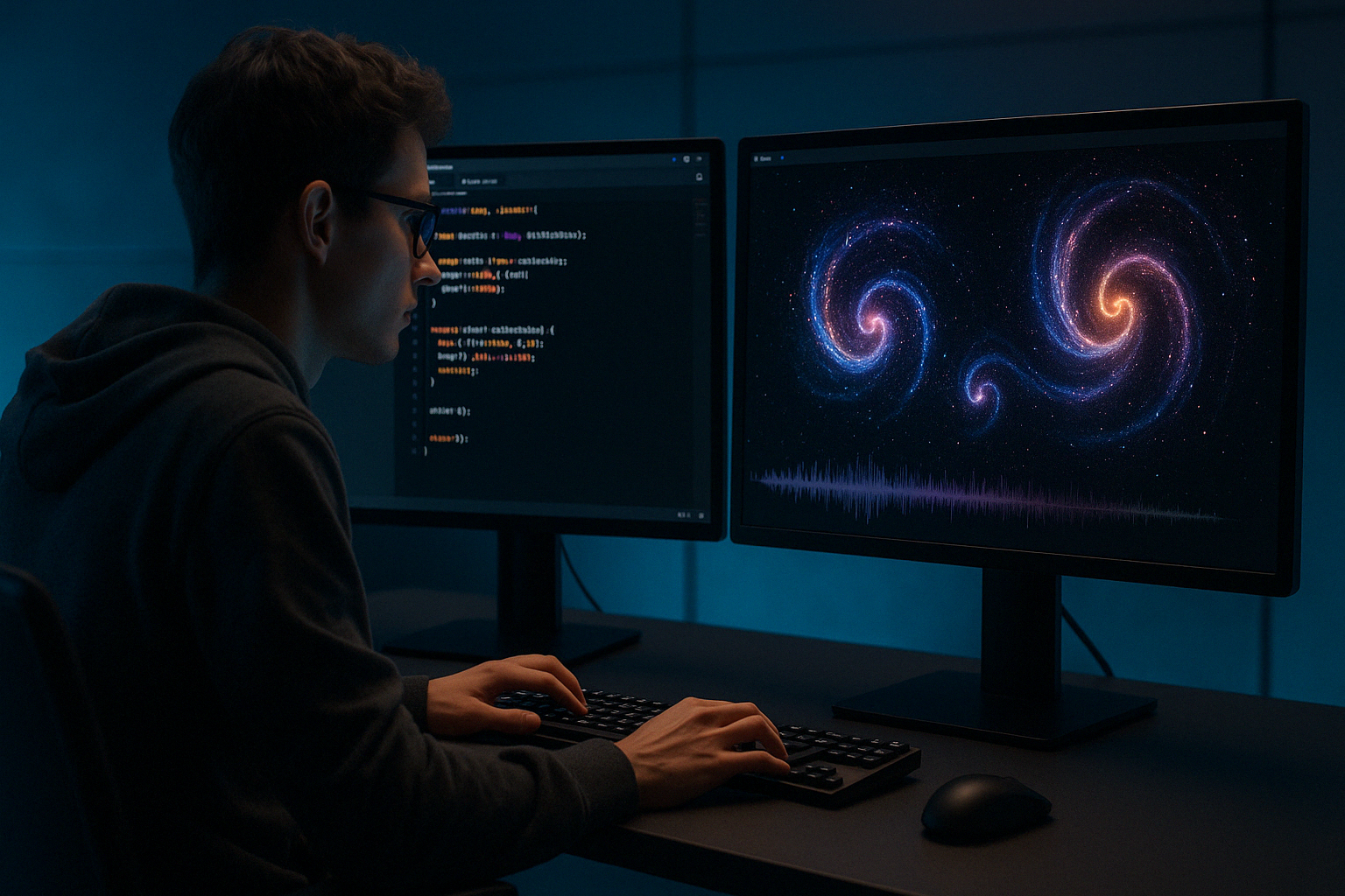AI pair programming visualization