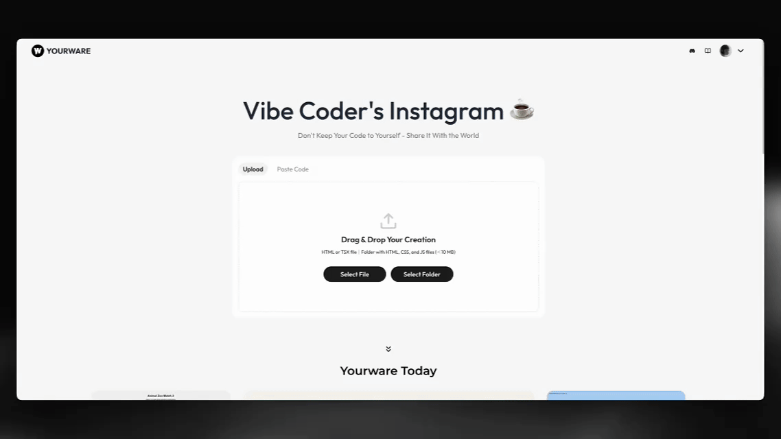 YouWare introduction animation