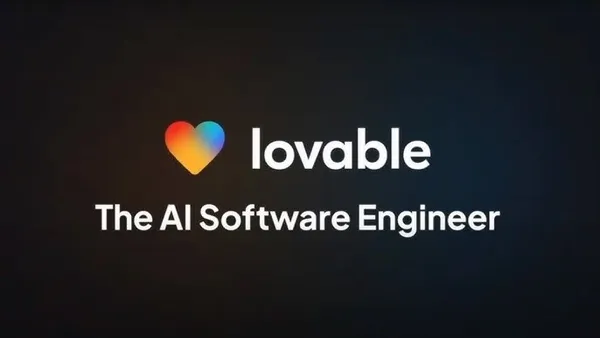 Screenshot of Lovable's website