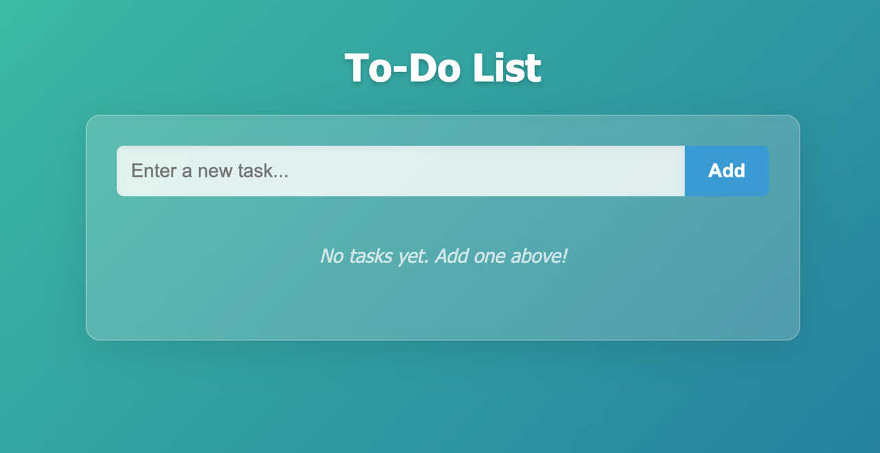 Final version of the to-do list app